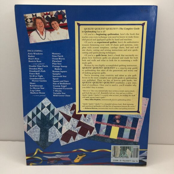 Quilts! Quilts!! Quilts!!! The Complete Guide To Quiltmaking Diana McClun 1988 - Picture 9 of 10